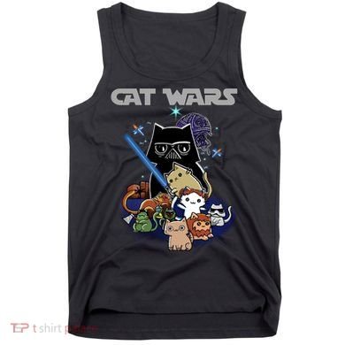 Cat Wars Meow Cat Lover Illustration Tank Top
