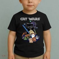 Cat Wars Meow Cat Lover Illustration Toddler T-Shirt thumb 2