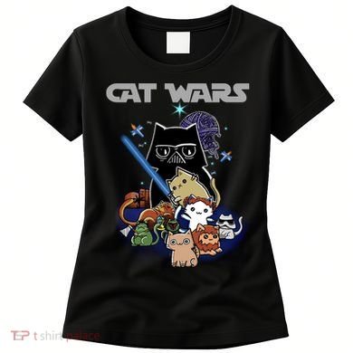 Cat Wars Meow Cat Lover Illustration Women's T-Shirt
