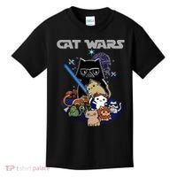 Cat Wars Meow Cat Lover Illustration Kids T-Shirt thumb 0