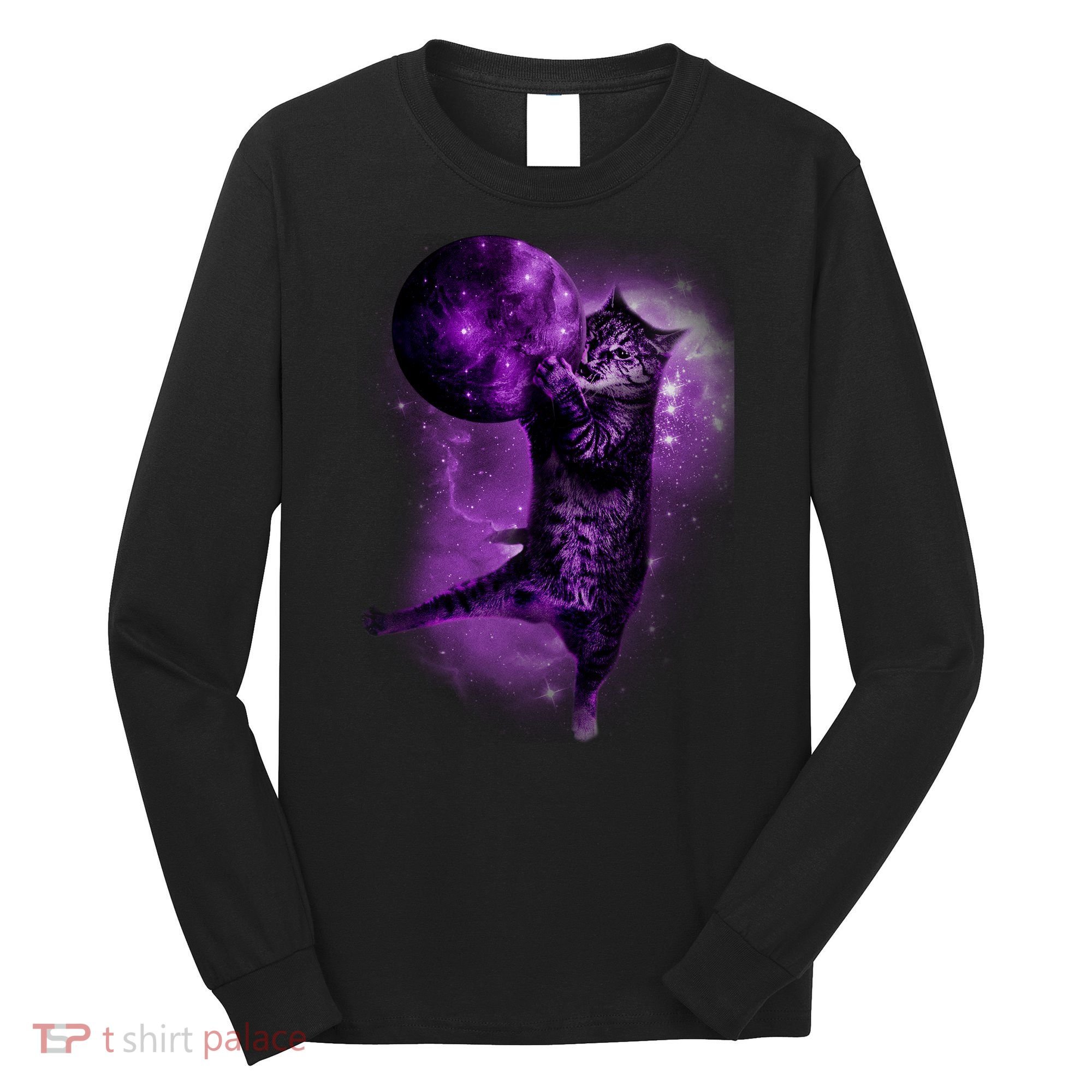 Cat World Galaxy Long Sleeve Shirt