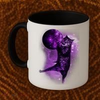 Cat World Galaxy Coffee Mug thumb 2
