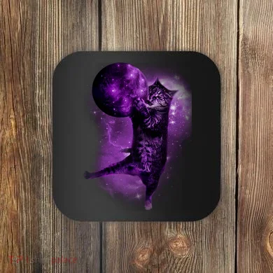 Cat World Galaxy Coaster