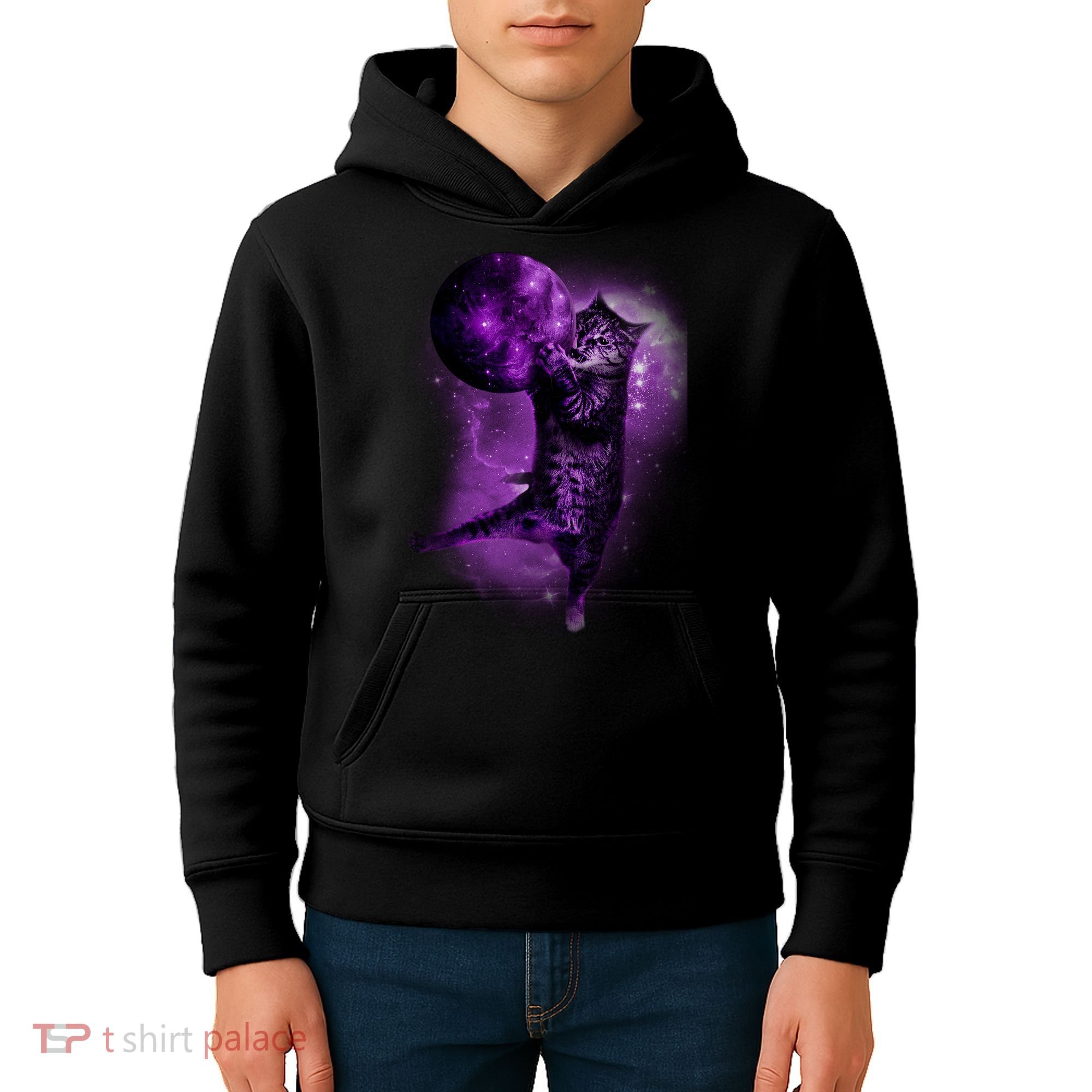 Cat World Galaxy Kids Hoodie