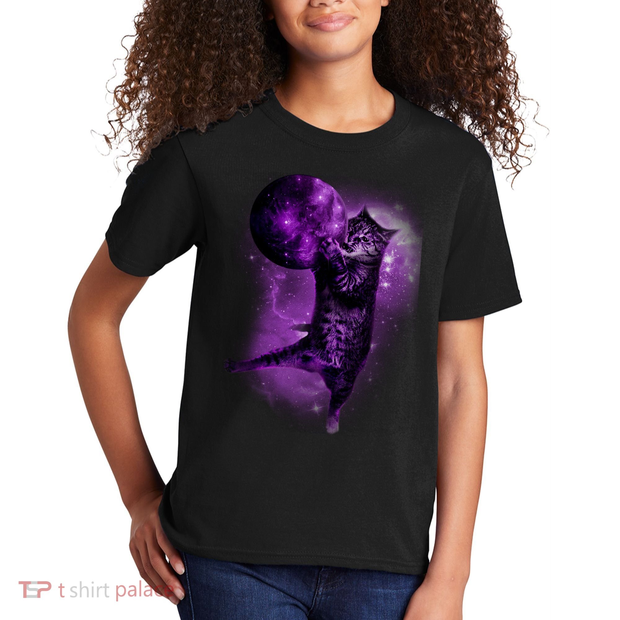 Cat World Galaxy Kids T-Shirt