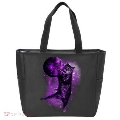 Cat World Galaxy Tote Bag