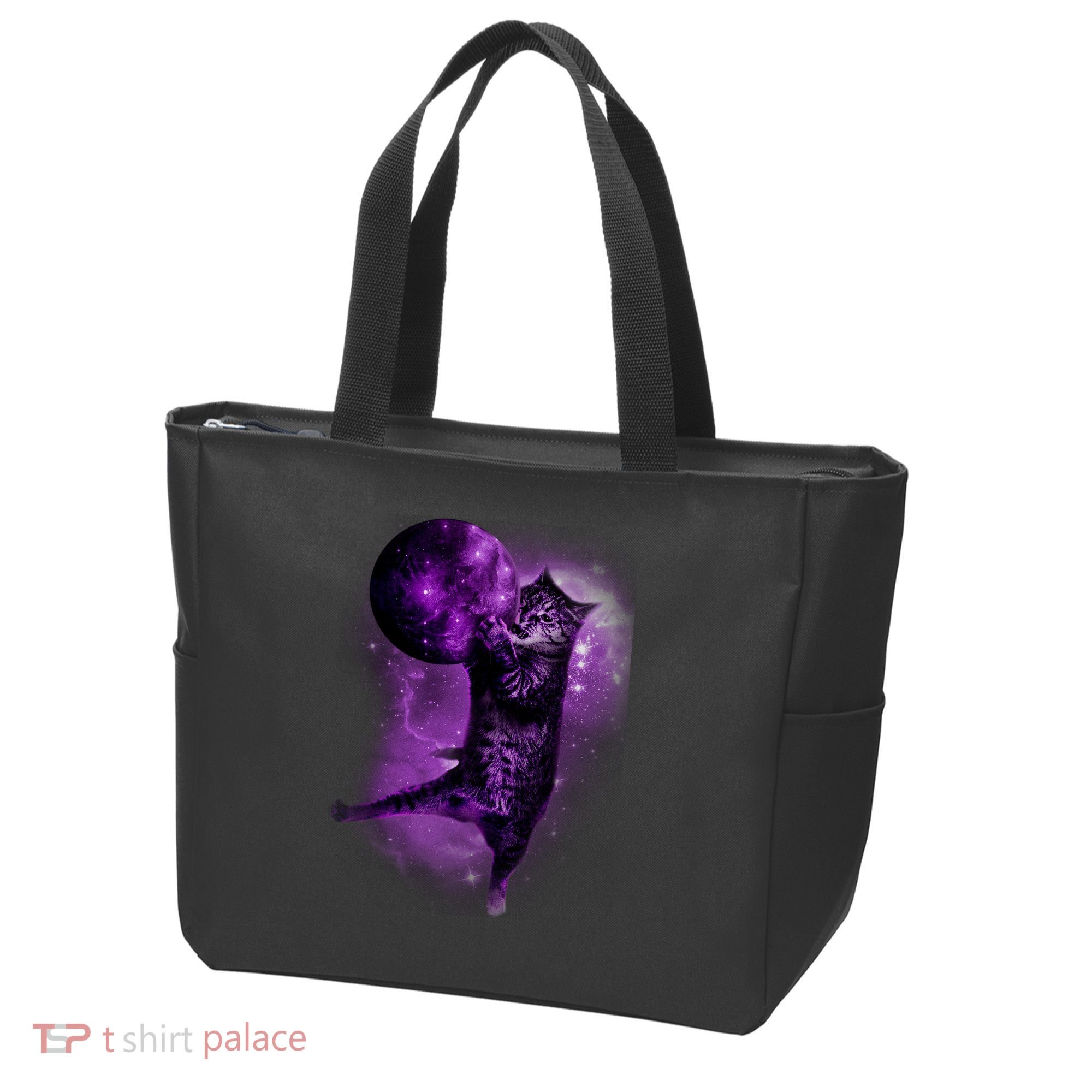 Cat World Galaxy Tote Bag