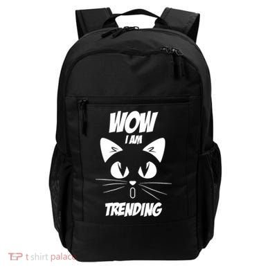 Cat Wow I'm Trending Backpack