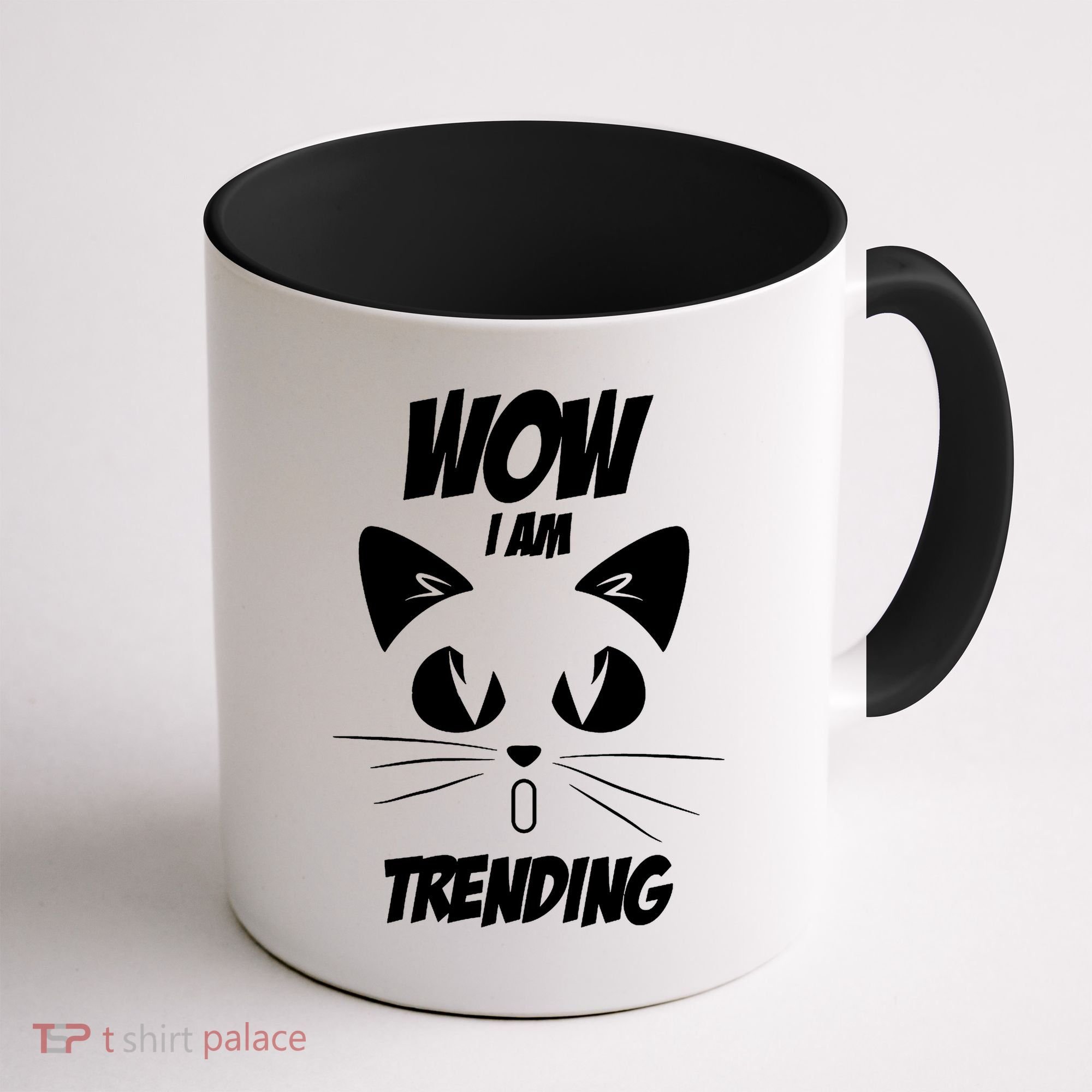 Cat Wow I'm Trending Coffee Mug