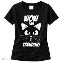 Cat Wow I'm Trending Women's T-Shirt thumb 0