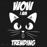 Cat Wow I'm Trending Women's T-Shirt thumb 6