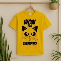 Cat Wow I'm Trending T-Shirt thumb 2