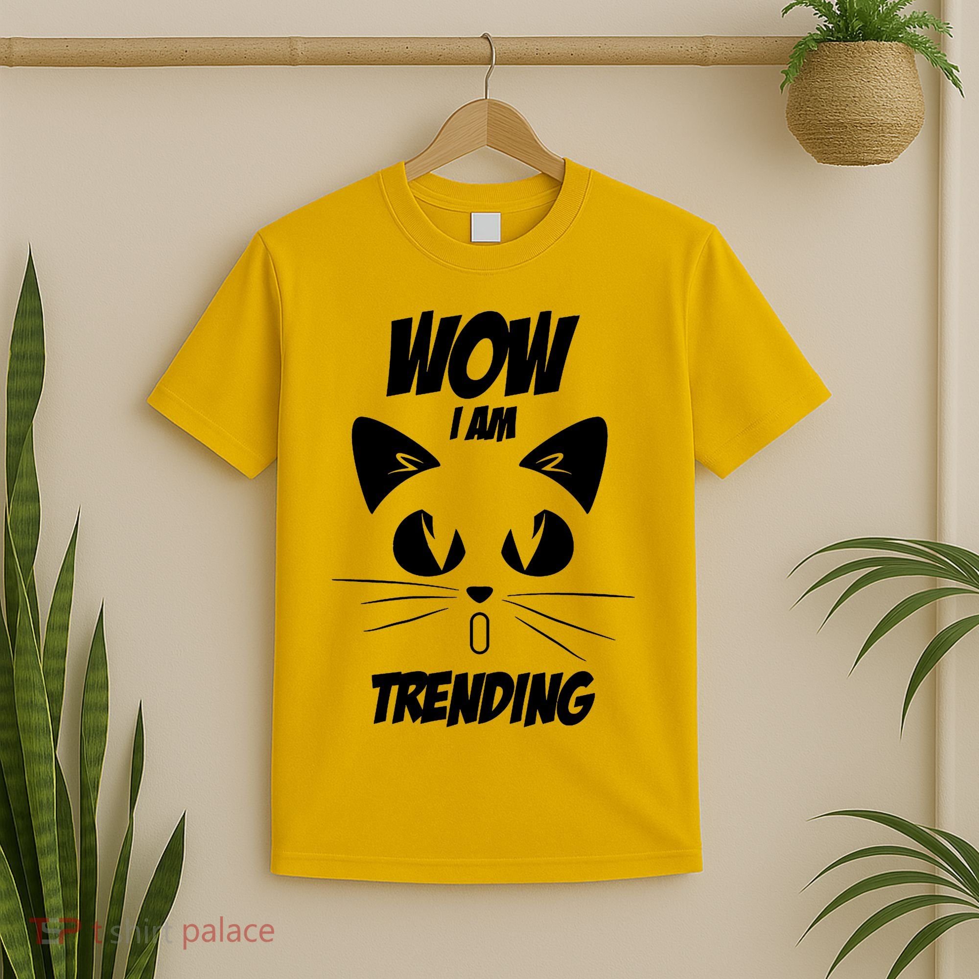 Cat Wow I'm Trending T-Shirt