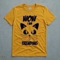 Cat Wow I'm Trending T-Shirt thumb 5