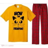 Cat Wow I'm Trending Pajama Set thumb 0