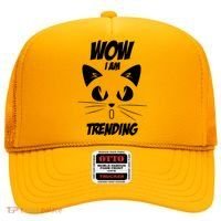 Cat Wow I'm Trending Hat thumb 0
