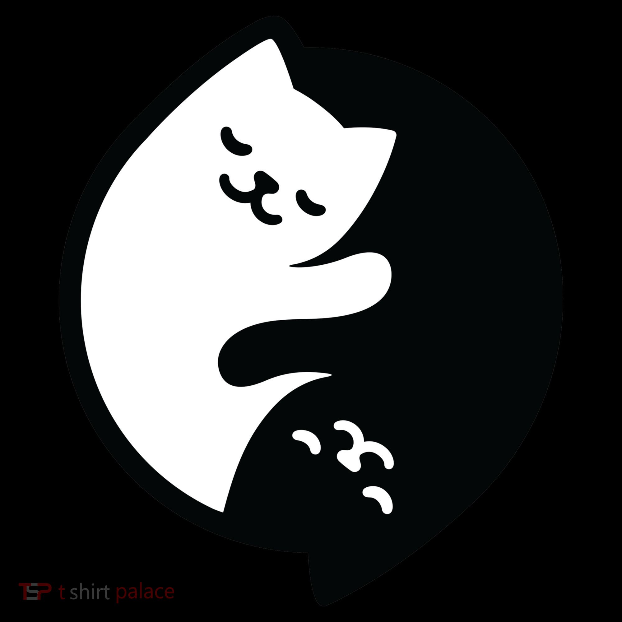 Cat Yin And Yang Cute Toddler Hoodie