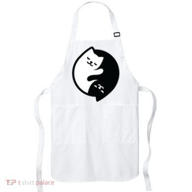Cat Yin And Yang Cute Apron