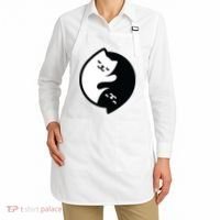 Cat Yin And Yang Cute Apron thumb 2