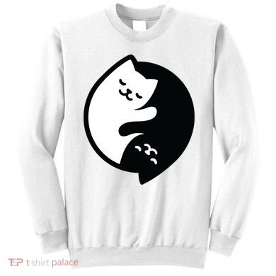 Cat Yin And Yang Cute Sweatshirt
