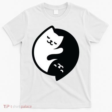 Cat Yin And Yang Cute T-Shirt