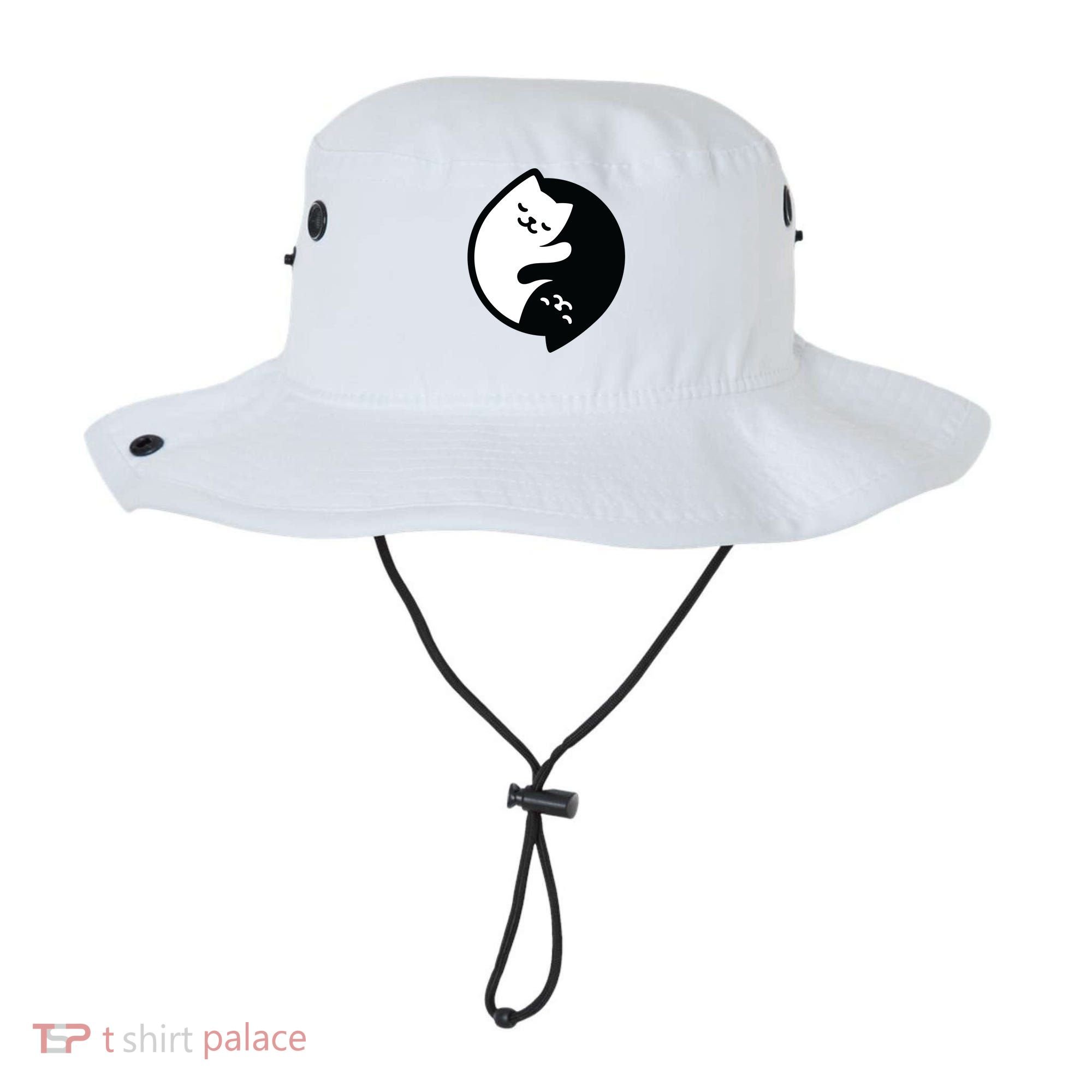 Cat Yin And Yang Cute Bucket Hat