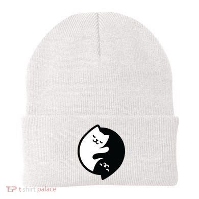 Cat Yin And Yang Cute Beanie