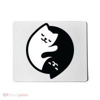 Cat Yin And Yang Cute Mousepad thumb 0