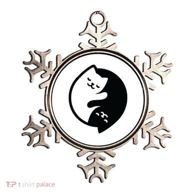 Cat Yin And Yang Cute Ornament