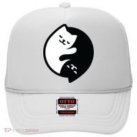 Cat Yin And Yang Cute Hat thumb 0