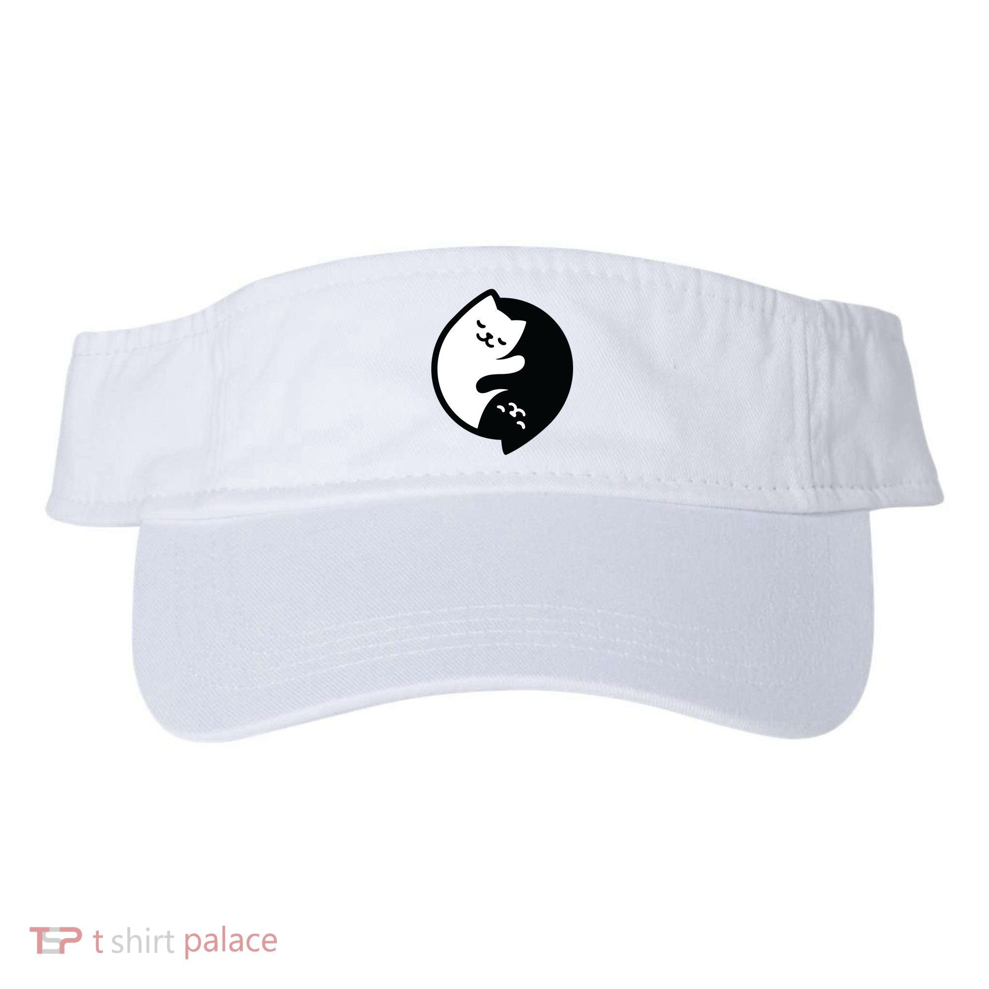 Cat Yin And Yang Cute Visor