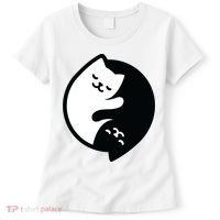 Cat Yin And Yang Cute Women's T-Shirt thumb 0
