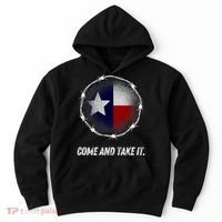 Come And Take It Texas Flag Barbed Wire Patriotic Usa Hoodie thumb 0