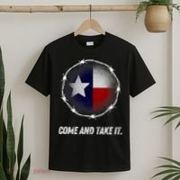 Come And Take It Texas Flag Barbed Wire Patriotic Usa T-Shirt thumb 2
