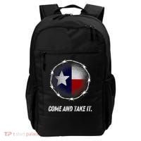 Come And Take It Texas Flag Barbed Wire Patriotic Usa Backpack thumb 0