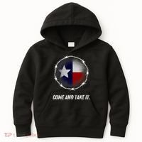 Come And Take It Texas Flag Barbed Wire Patriotic Usa Kids Hoodie thumb 0