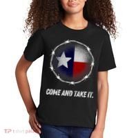 Come And Take It Texas Flag Barbed Wire Patriotic Usa Kids T-Shirt thumb 2