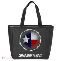 Come And Take It Texas Flag Barbed Wire Patriotic Usa Tote Bag thumb 0