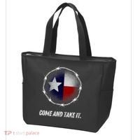 Come And Take It Texas Flag Barbed Wire Patriotic Usa Tote Bag thumb 3