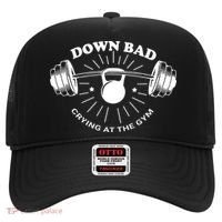 Crying At The Gym Down Bad Workout Hat thumb 0