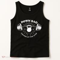 Crying At The Gym Down Bad Workout Tank Top thumb 2