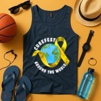 CureFest Around The World Tank Top thumb 4