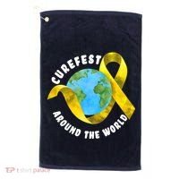CureFest Around The World Golf Towel thumb 0