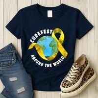 CureFest Around The World Women's T-Shirt thumb 3