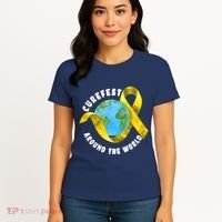 CureFest Around The World Women's T-Shirt thumb 4