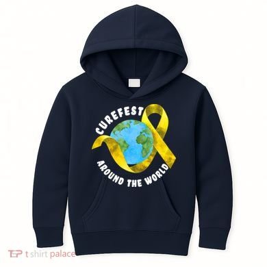 CureFest Around The World Kids Hoodie