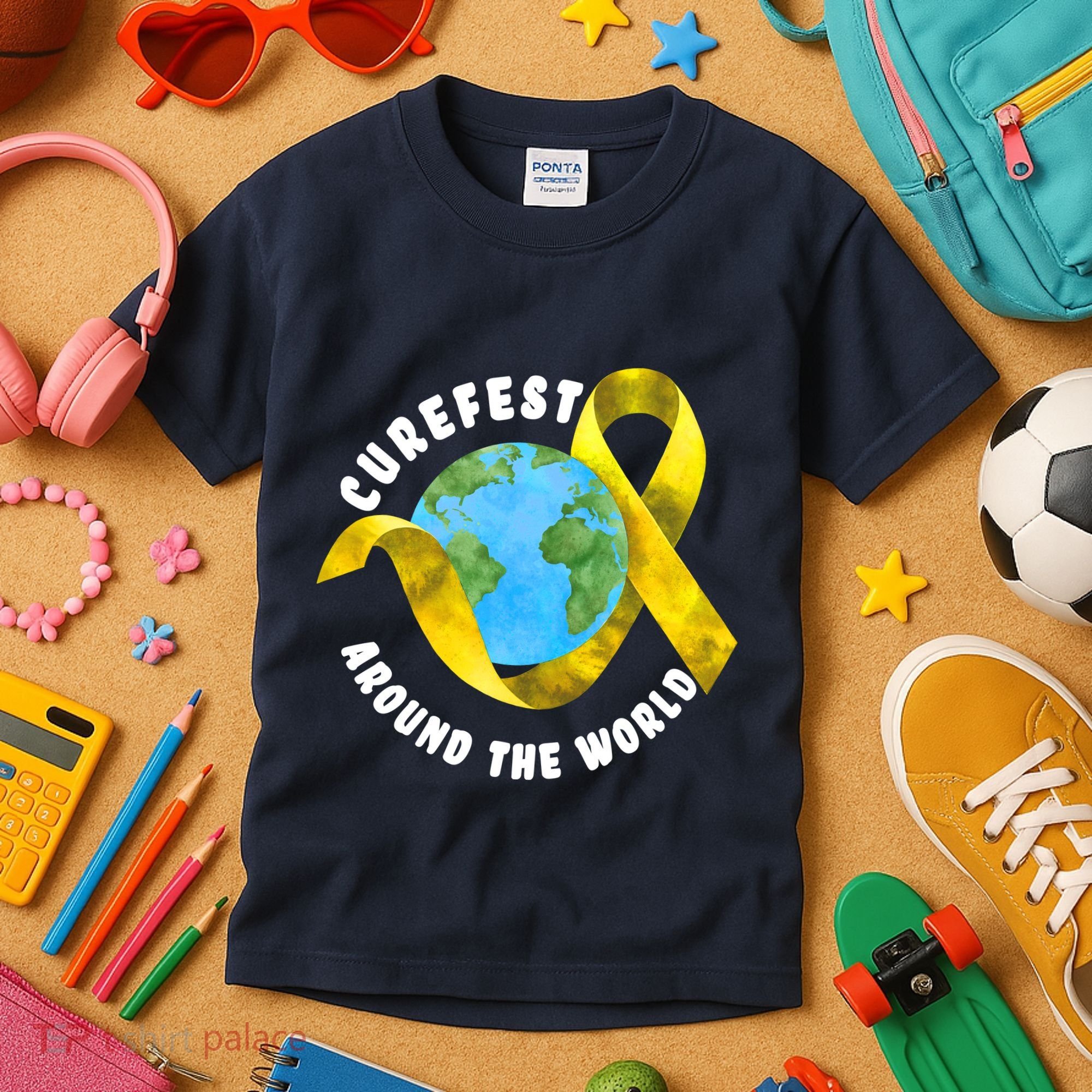 CureFest Around The World Kids T-Shirt