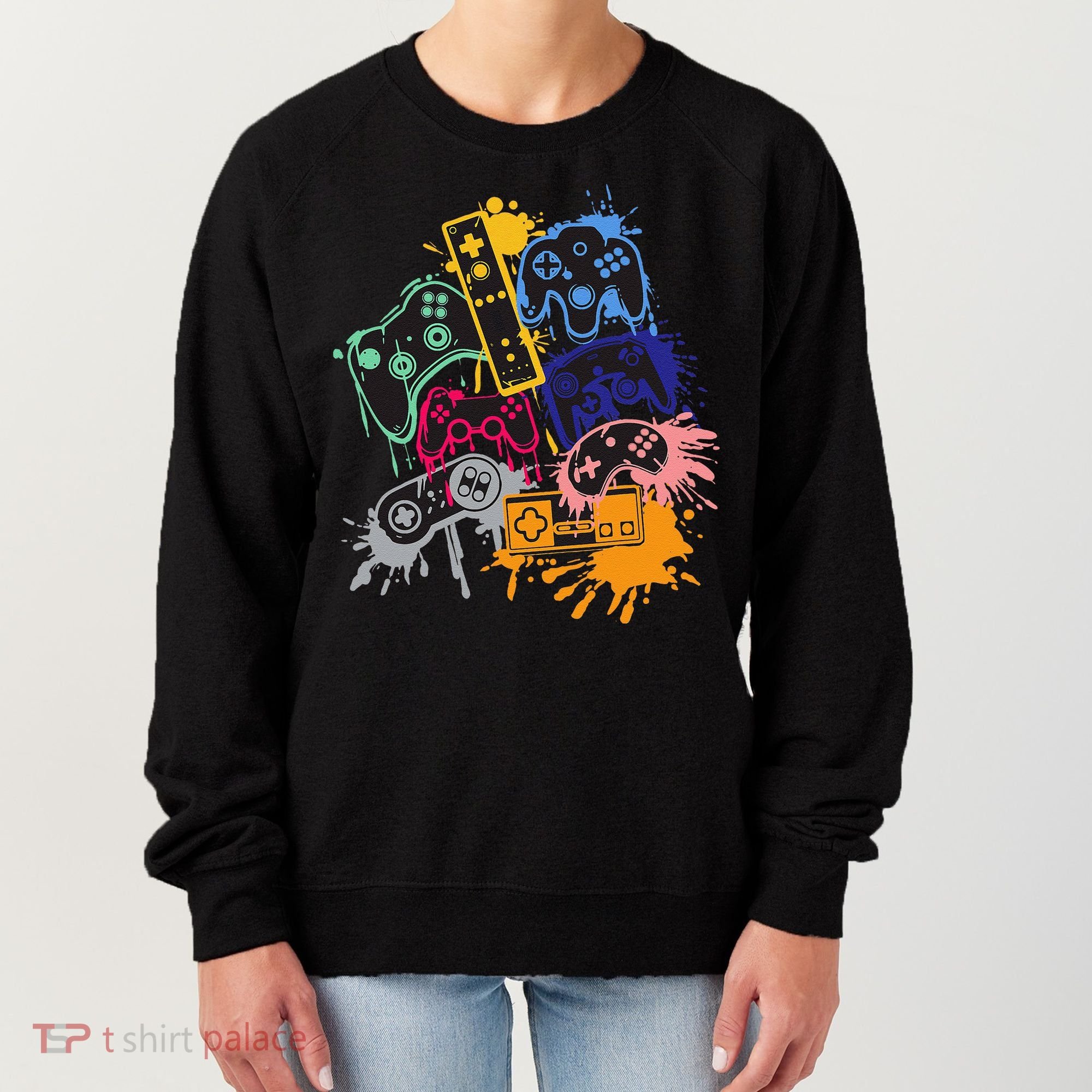 Control All The Things Video Game Controller Women's Sweatshirt