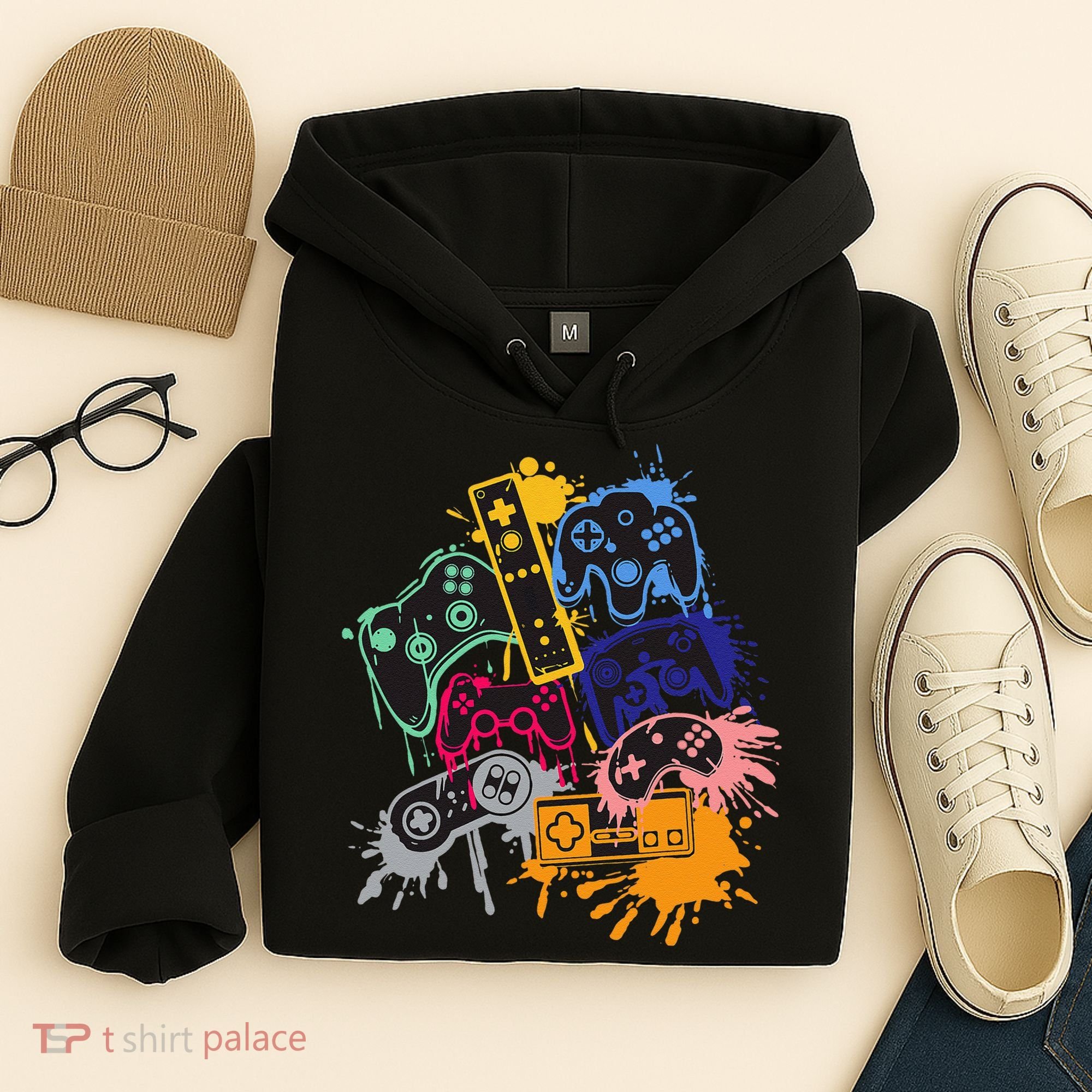 Control All The Things Video Game Controller Hoodie