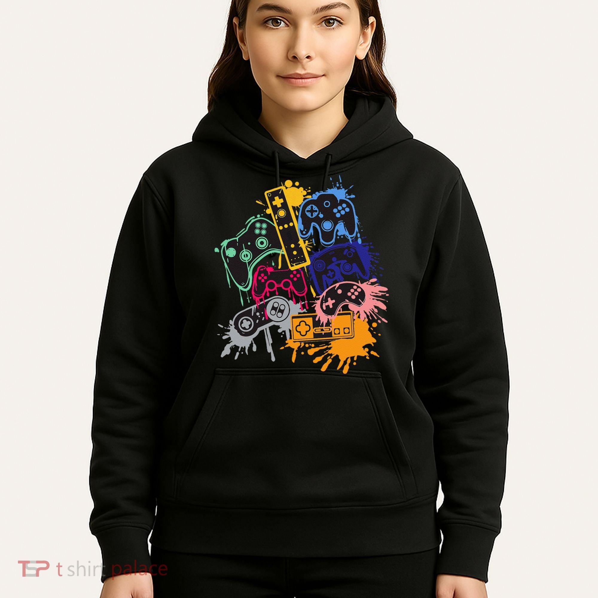 Control All The Things Video Game Controller Hoodie